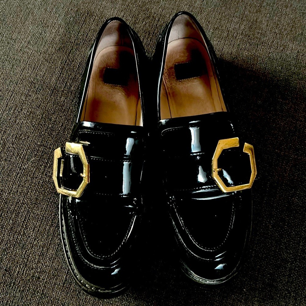 Louise et Cie Black Patent Loafer